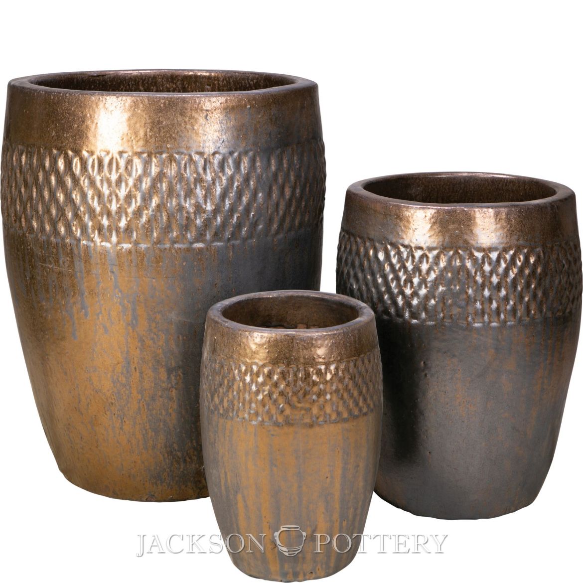 Picture of Regal Vase - Set of 3 A,B,C - Antique Copper