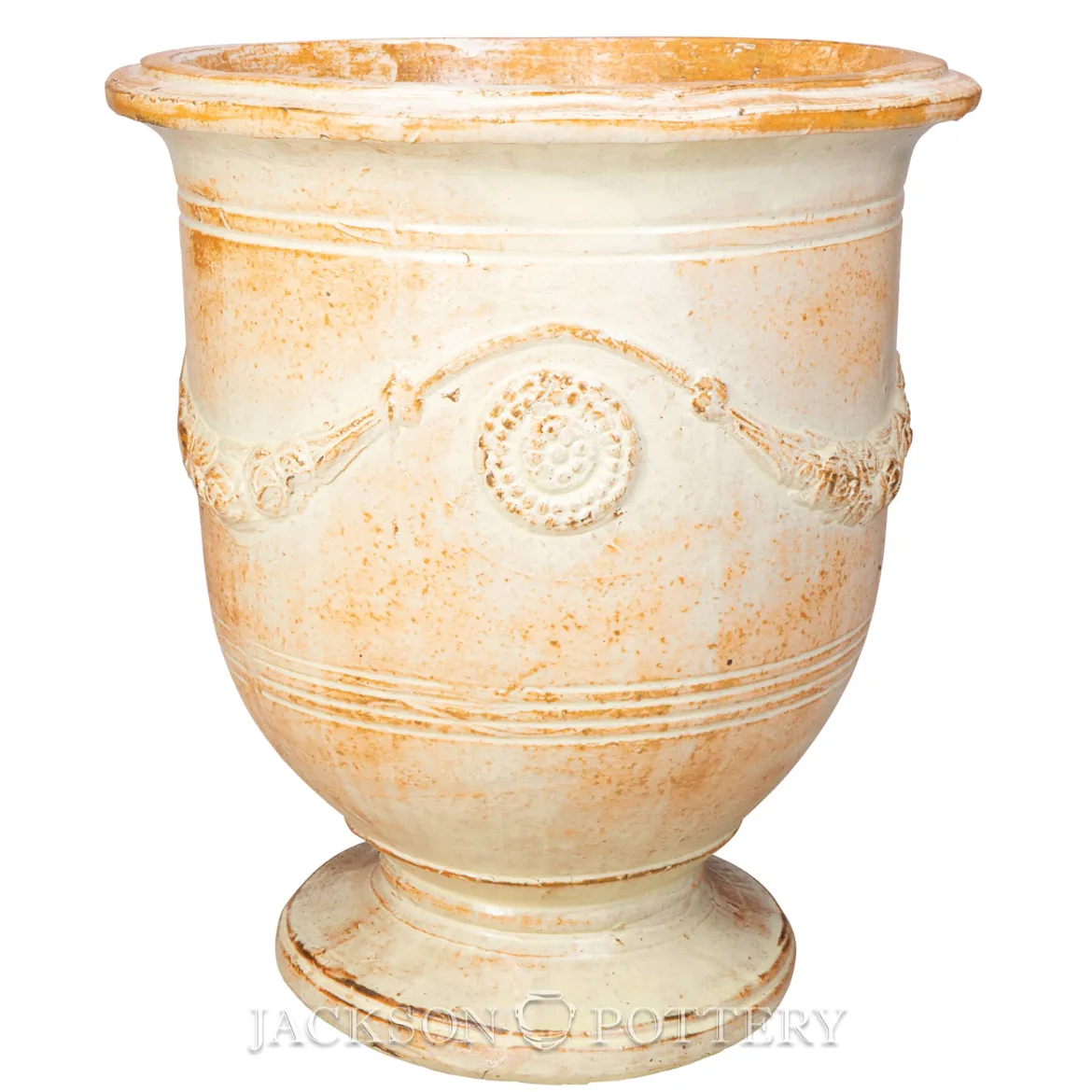 Picture of 24 in. Cezanne Urn - Mediterranean White