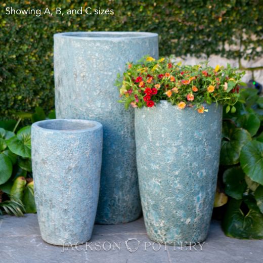 Picture of Calypso Vase Set of 2 A,B - Lunar Blue