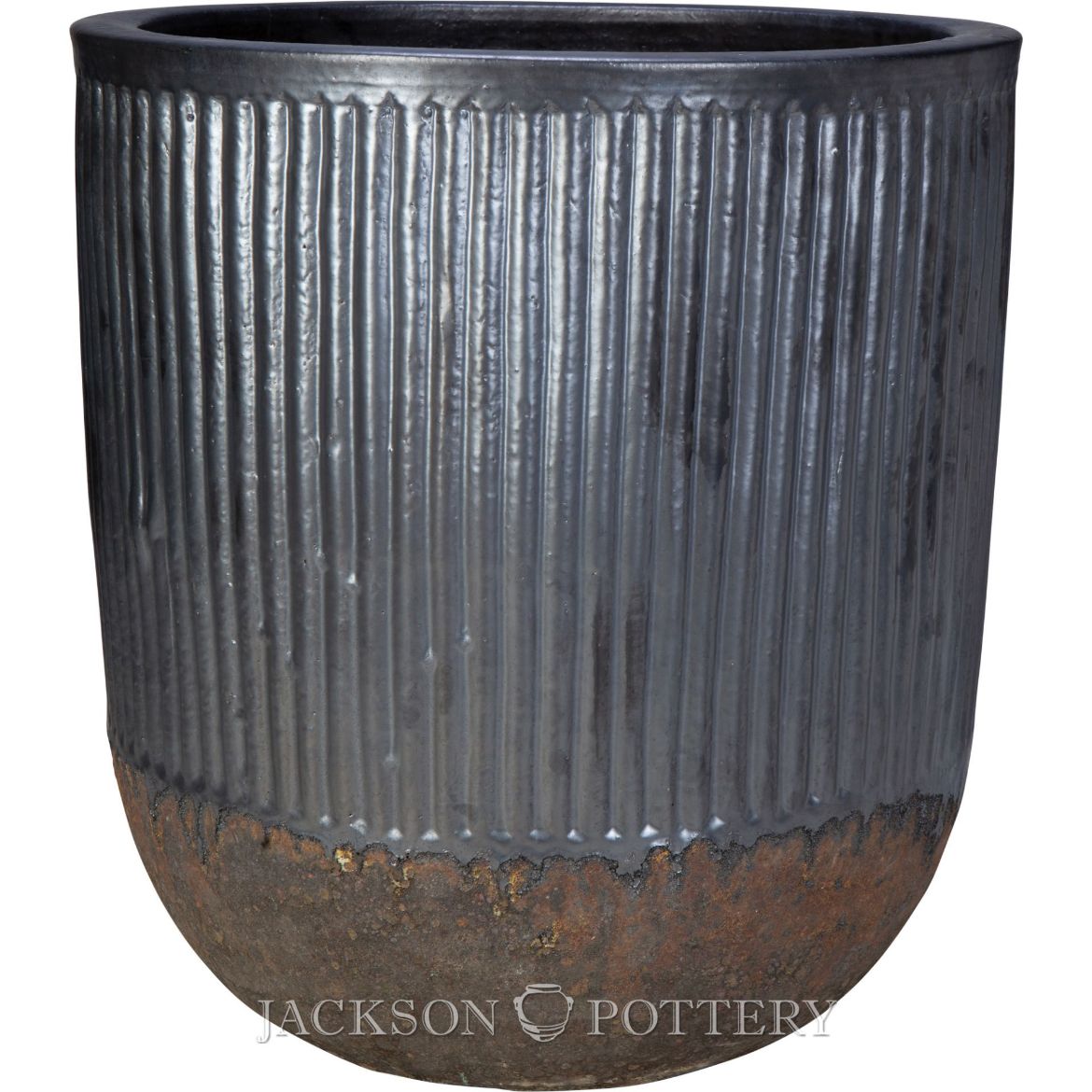 Picture of 24 in. Restoration Planter - Charcoal/Volcanic Black