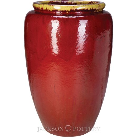 Picture of 25 in. Storage Jar - Oxblood