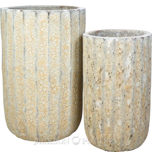 Picture of Grenada Planter, Tall Set of 2 A,B - Volcanic White