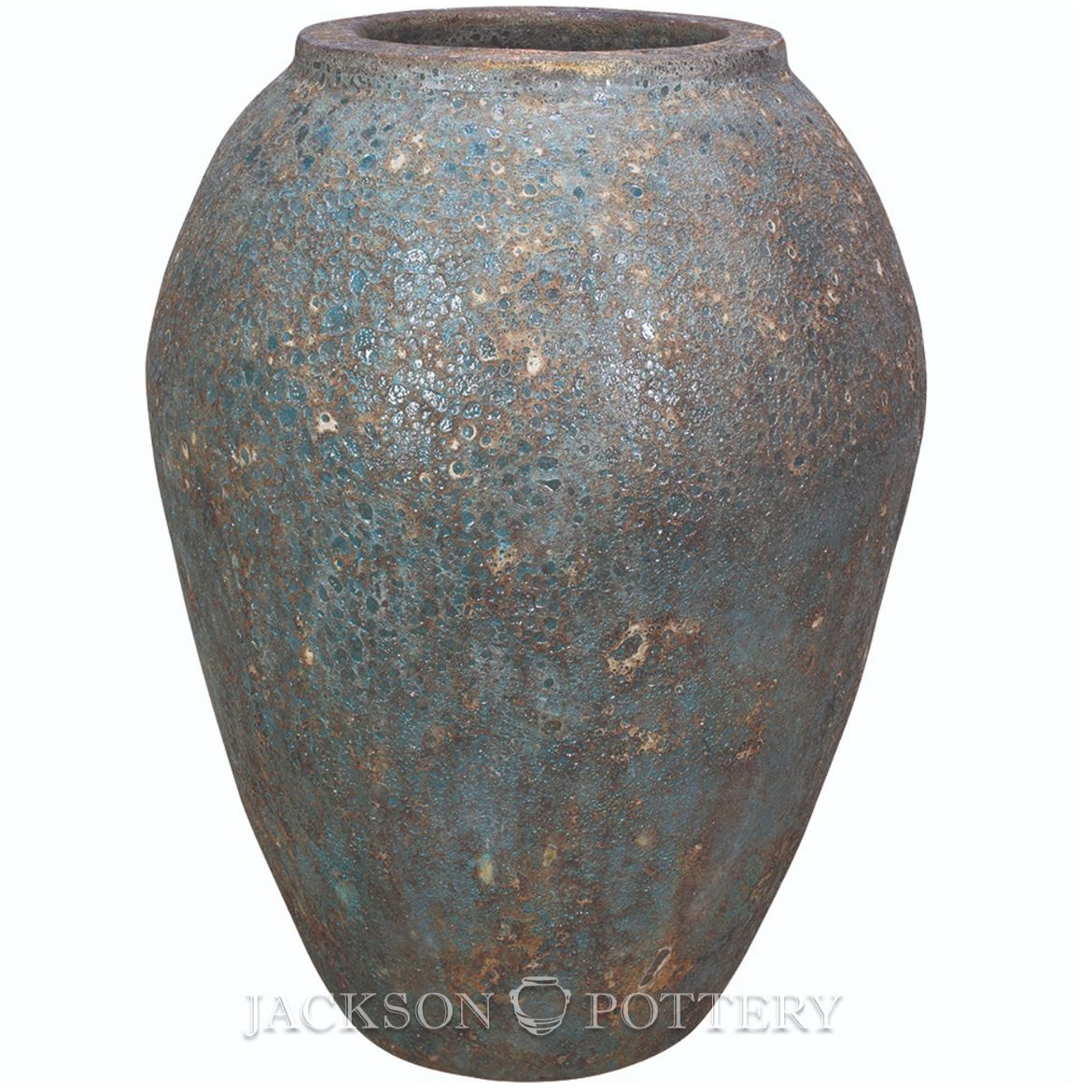 Picture of 25 in. Gold Urn - Dark Lunar Blue