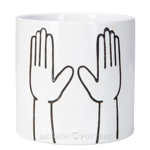 Picture of FGC-16017 Hands Up Planters, 5.3 in.
