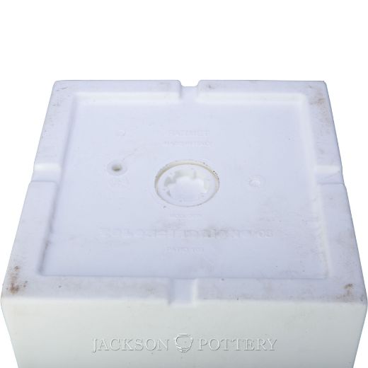 Picture of 22 in. Tall Flaired Square Planter - White