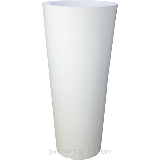 Picture of 15.5 in. Hydra Tall Cone Planter - White