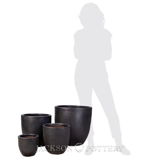 Picture of Egg Planter Set of 4 A,B,C,D - Charcoal