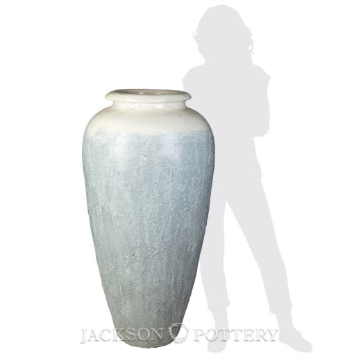 Picture of 23.5 in. Deja Water Jar - White over Greystone