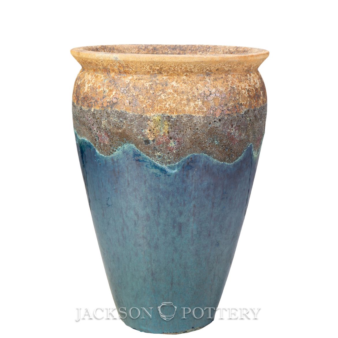 Picture of 14 in. Bautista Water Jar - Ancient Earth over Azul