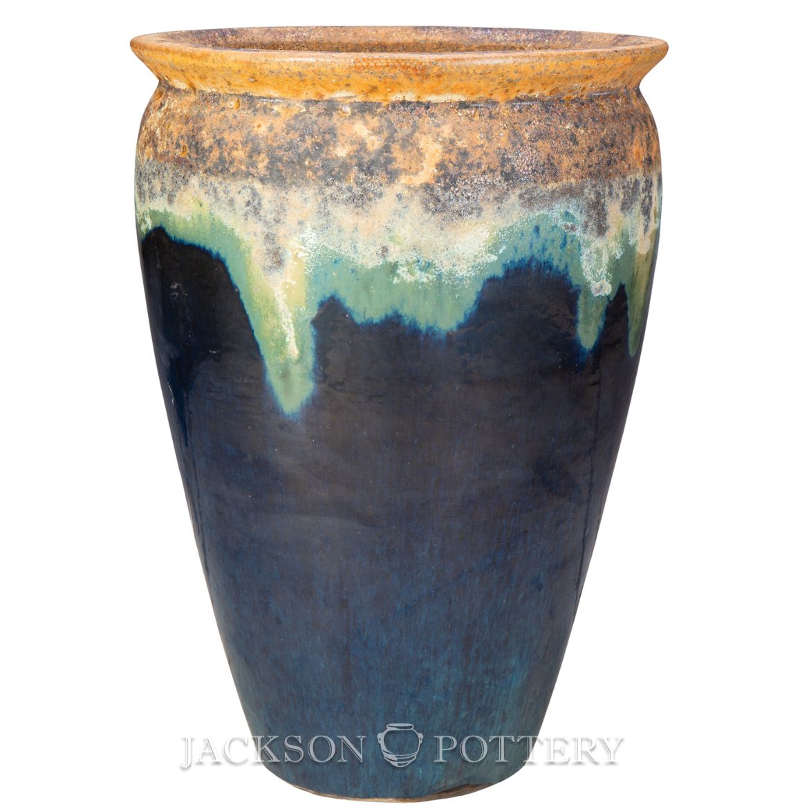 Picture of 20 in. Bautista Water Jar - Ancient Earth over Azul