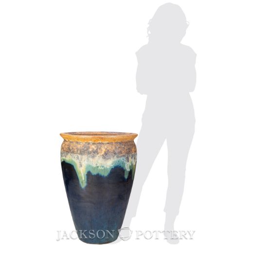 Picture of 20 in. Bautista Water Jar - Ancient Earth over Azul