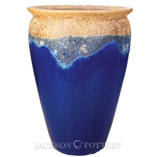 Picture of 20 in. Bautista Water Jar - Ancient Earth over Blue