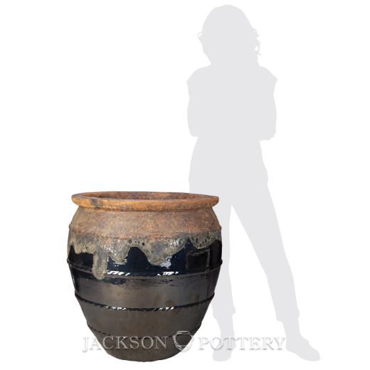 Picture of 29.5 in. Magnus Water Jar - Ancient Earth over Black