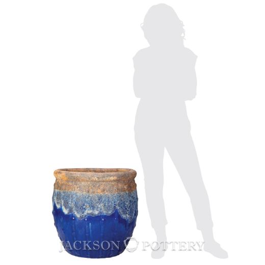 Picture of 23 in. Emperor Planter - Ancient Earth over Blue