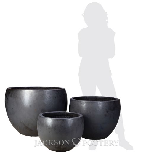 Picture of Midtown Architectural Planter Set of 3 A,B,C - Charcoal