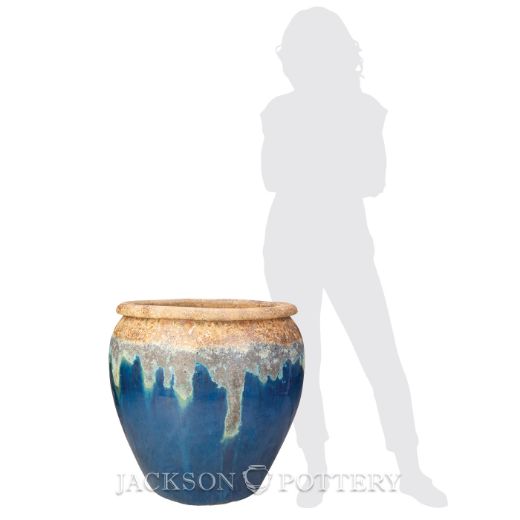 Picture of Maricopa Water Jar - Ancient Earth over Azul