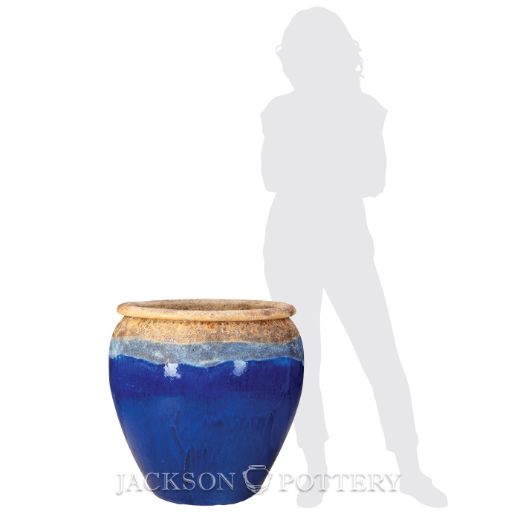 Picture of Maricopa Water Jar - Ancient Earth over Blue