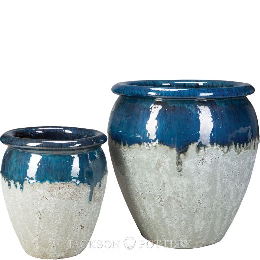 Picture of Maricopa Water Jar Set of 2 A,B - Azul over Greystone