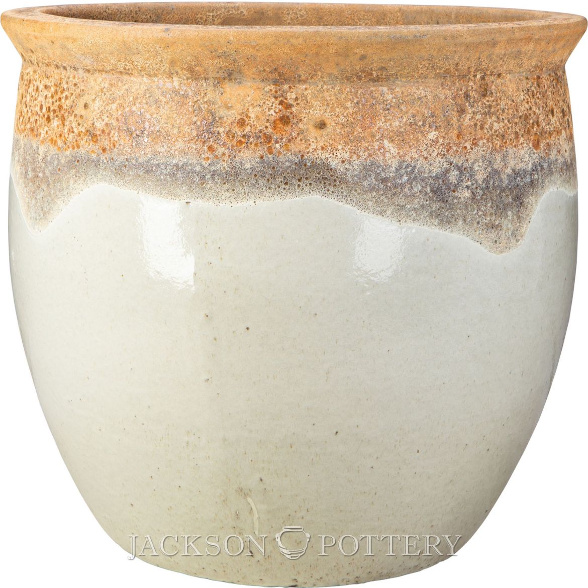 Picture of 23.5 in. Claremont Planter - Ancient Earth over White