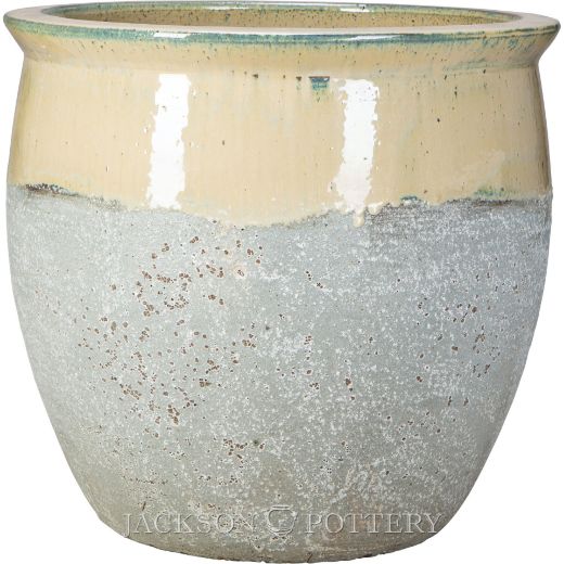 Picture of 23.5 in. Claremont Planter - Cream over Greystone