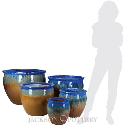 Picture of Fishbowl Set of 5 A,B,C,D,E - Iris Red Copper