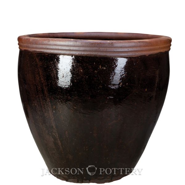 Picture of 30 in. Double Rim Pot Plain - Brown