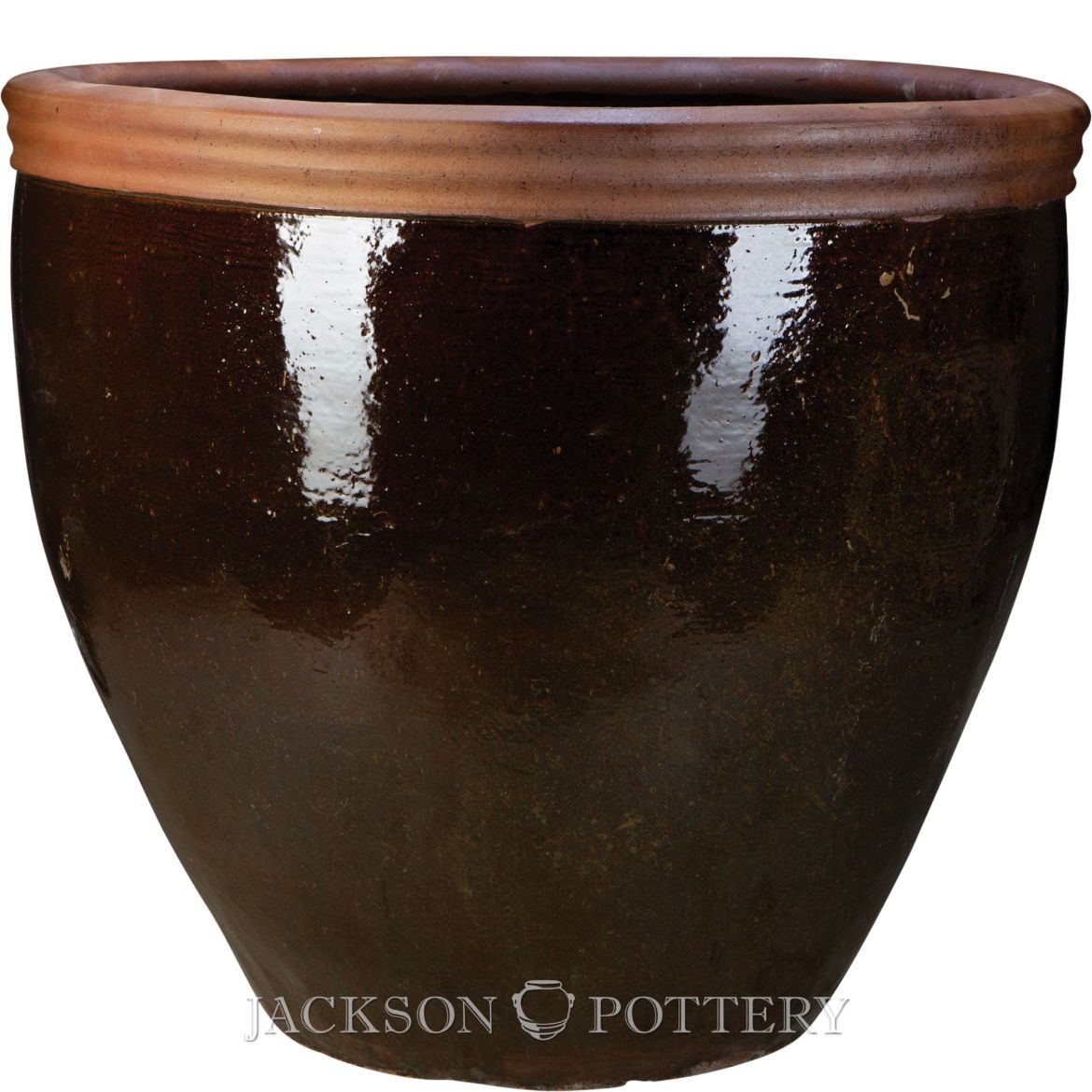 Picture of 36 in. Double Rim Pot Plain - Brown