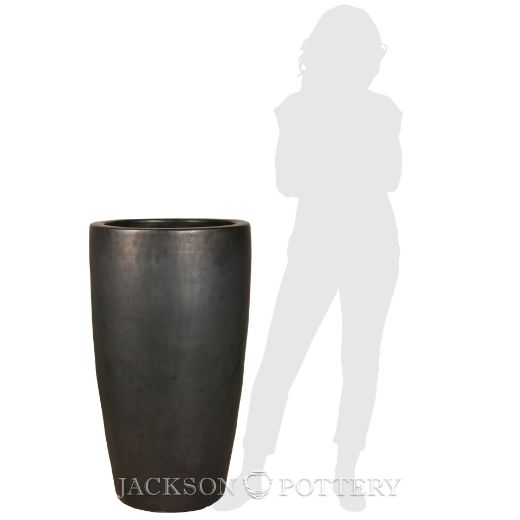 Picture of 21 in. Calypso Vase - Charcoal