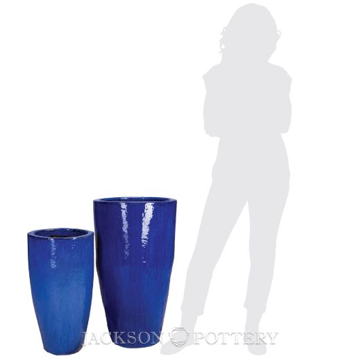 Picture of Calypso Vase Set of 2 A,B - Falling Blue