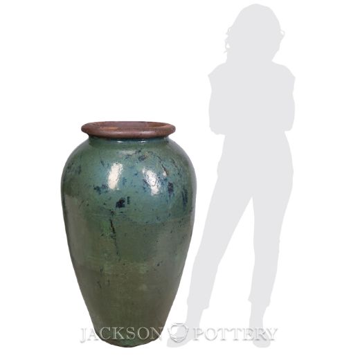 Picture of 22 in. Wine Jar Plain - Sea Green