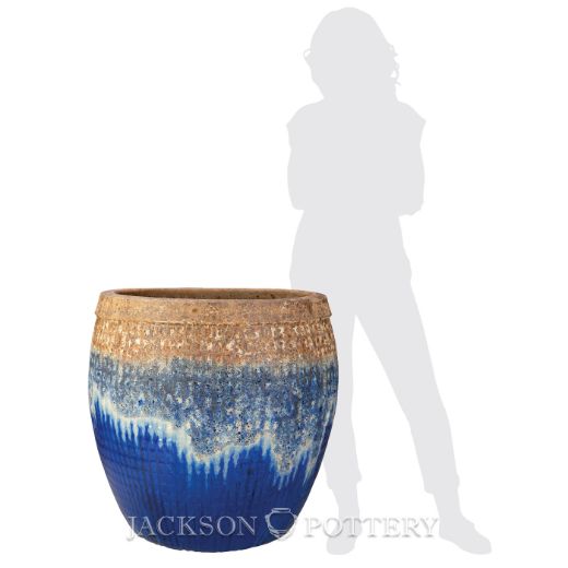 Picture of 31 in. Centurian Planter - Ancient Earth over Blue