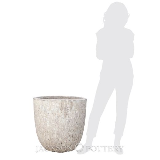 Picture of 22 in. Egg Planter - White Lava