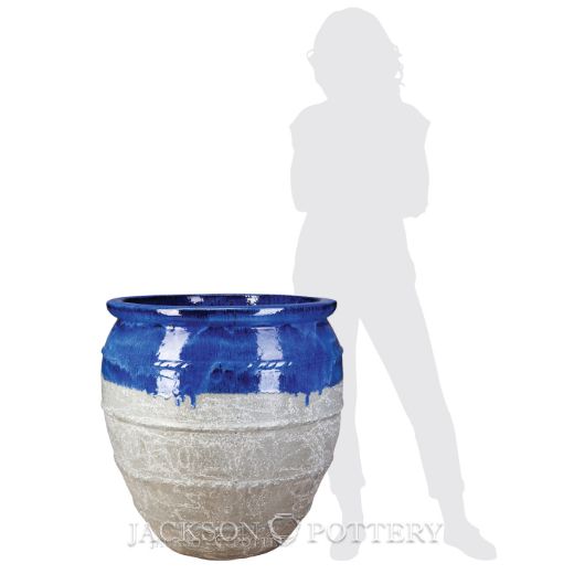 Picture of 29.5 in. Magnus Water Jar - Blue over Greystone