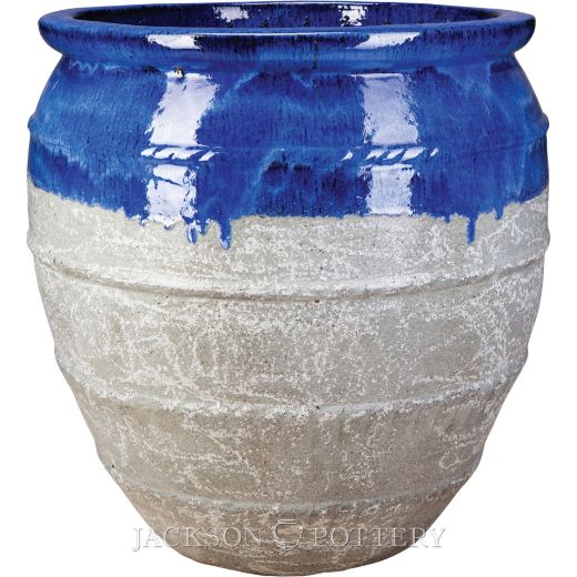 Picture of 29.5 in. Magnus Water Jar - Blue over Greystone