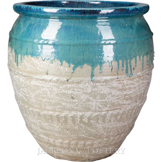 Picture of 29.5 in. Magnus Water Jar - Azul over Greystone