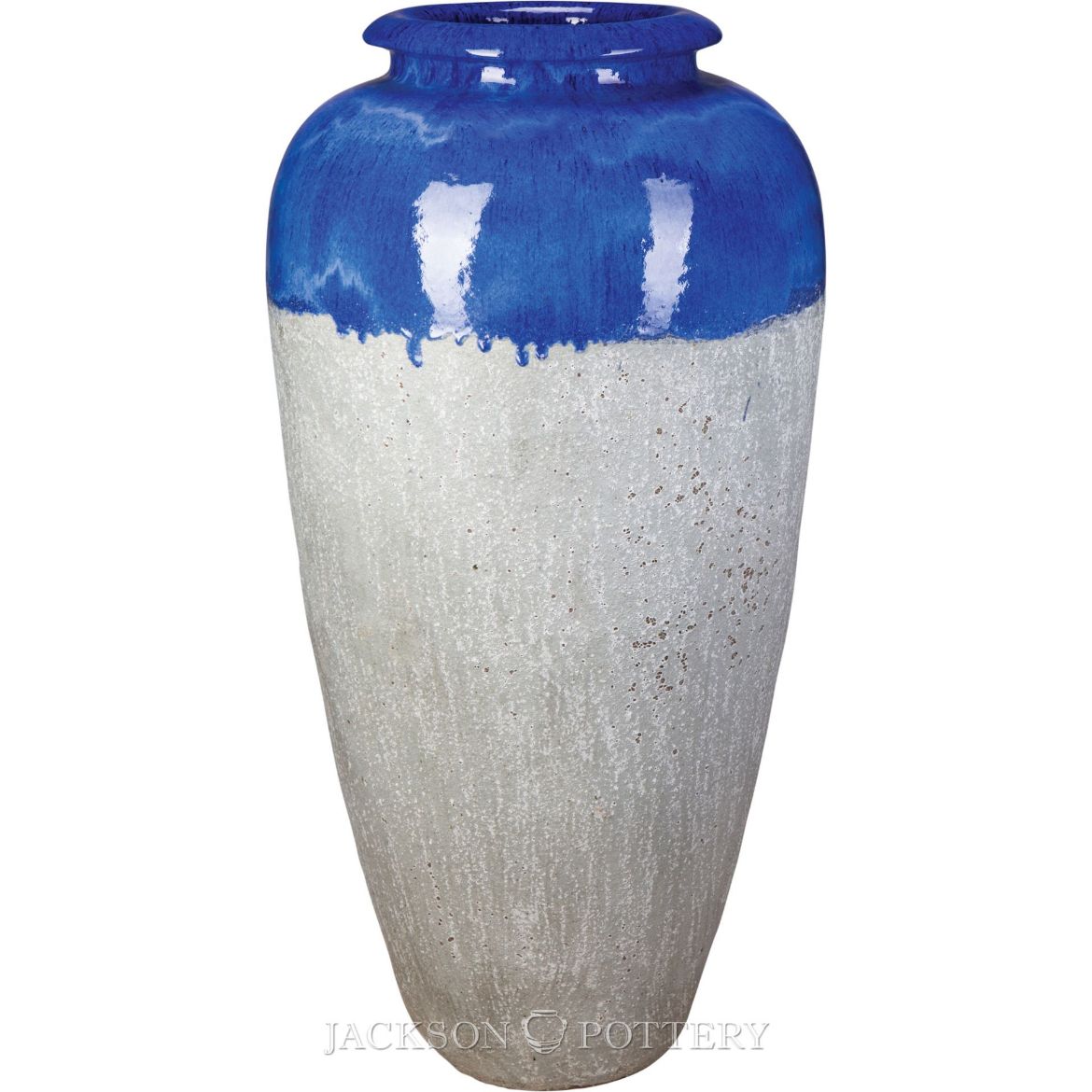 Picture of 23.5 in. Deja Water Jar - Blue over Greystone