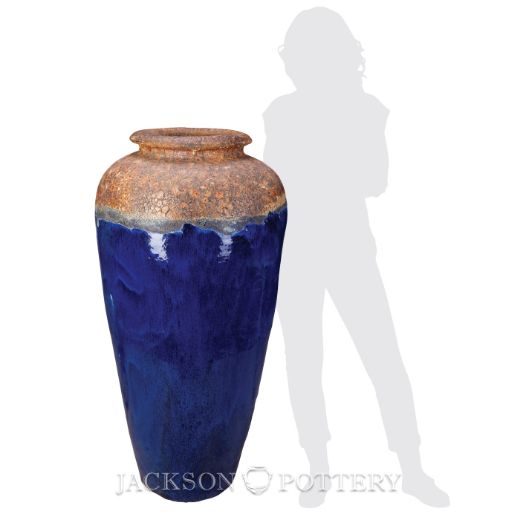 Picture of 23.5 in. Deja Water Jar - Ancient Earth over Blue