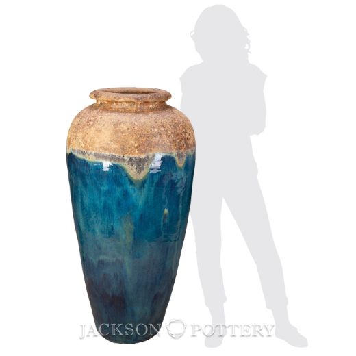 Picture of 23.5 in. Deja Water Jar - Ancient Earth over Azul