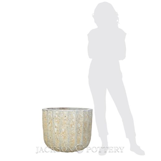 Picture of 22 in. Grenada Planter, Short - Volcanic White