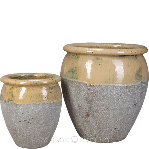 Picture of Maricopa Water Jar Set of 3 A,B,C - Cream over Greystone