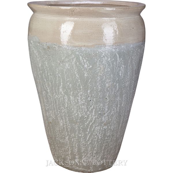 Picture of 20 in. Bautista Water Jar - White over Greystone