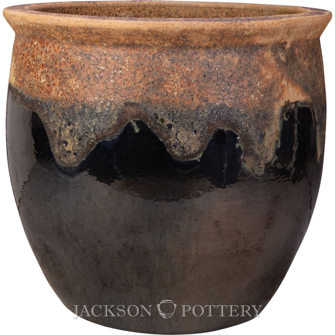 Picture of 23.5 in. Claremont Planter - Ancient Earth over Black