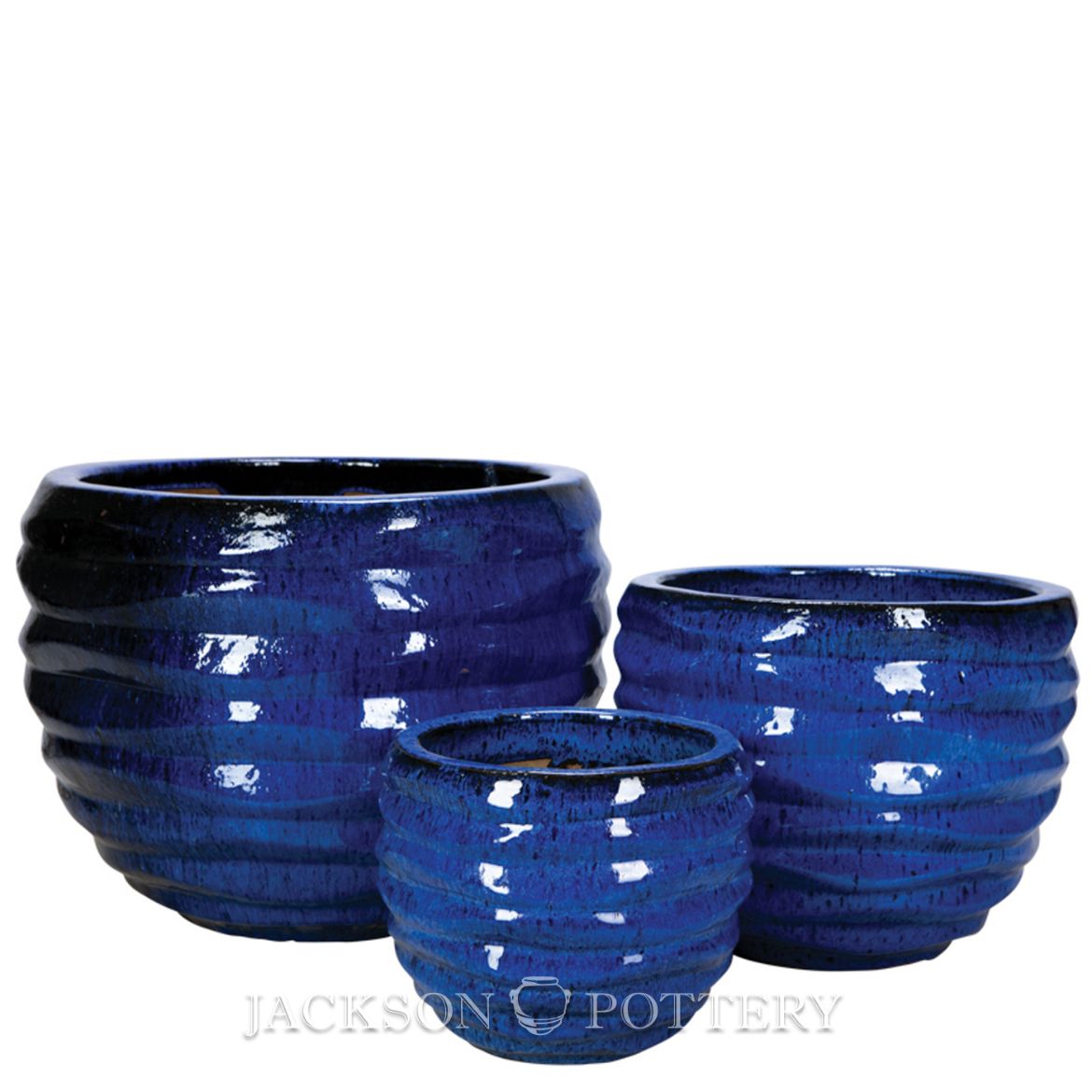 Picture of Dune Planter Set of 3 A,B,C - Falling Blue