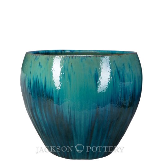 Picture of 30" Giant Top Cut Planter - Caribbean Blue