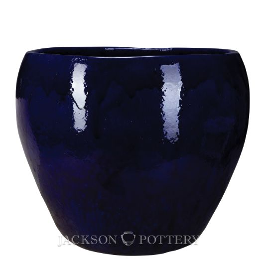 Picture of 39" Giant Top Cut Planter - Cobalt Blue