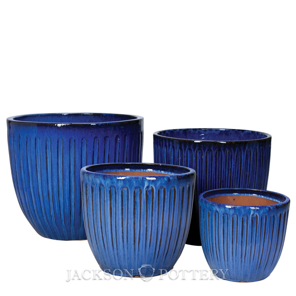 Picture of Stria Plntr Set of 4 A,B,C,D - FW Blue