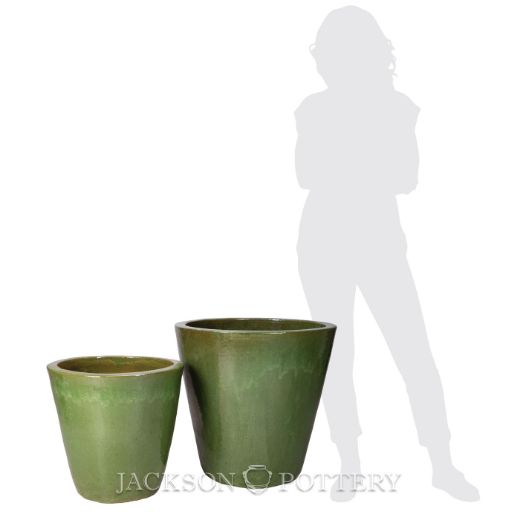 Picture of Vaso Pltr Set of 2 - 18, 23 in - Apple Green