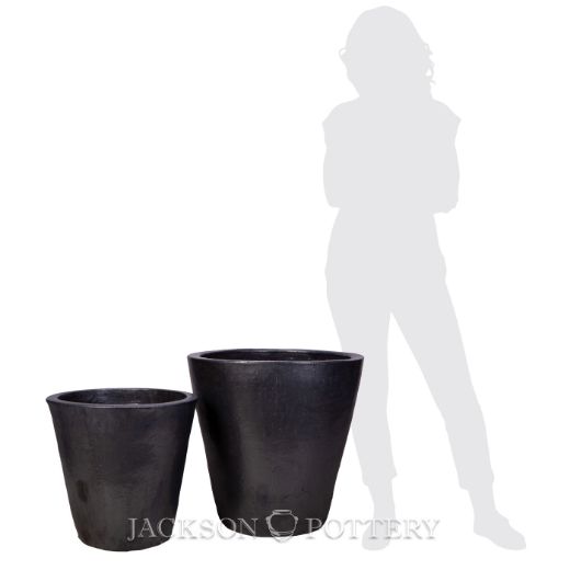 Picture of Vaso Pltr Set of 2 - 18, 23 in - Charcoal