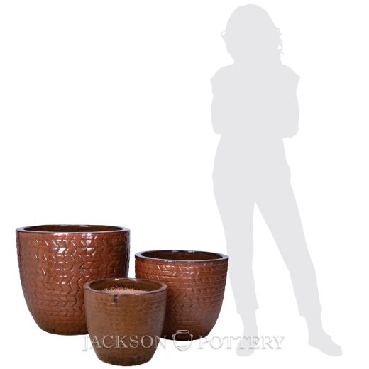 Picture of Hiro Pot Set of 3 A,B,C - Sunset