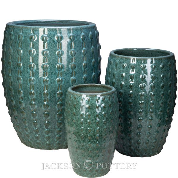 Picture of Pavillion Jar Set of A,B,C - Moss Green